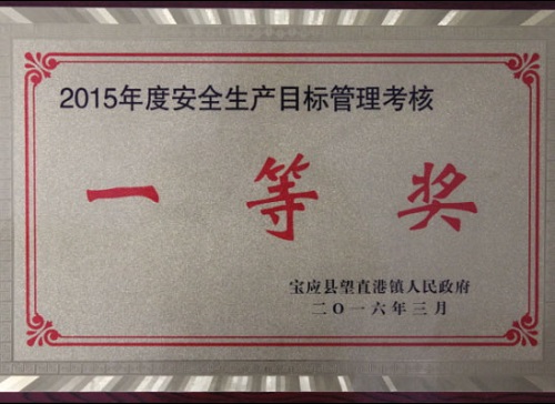 公司近期所获宝应县望直港镇党委、政府授予的荣誉